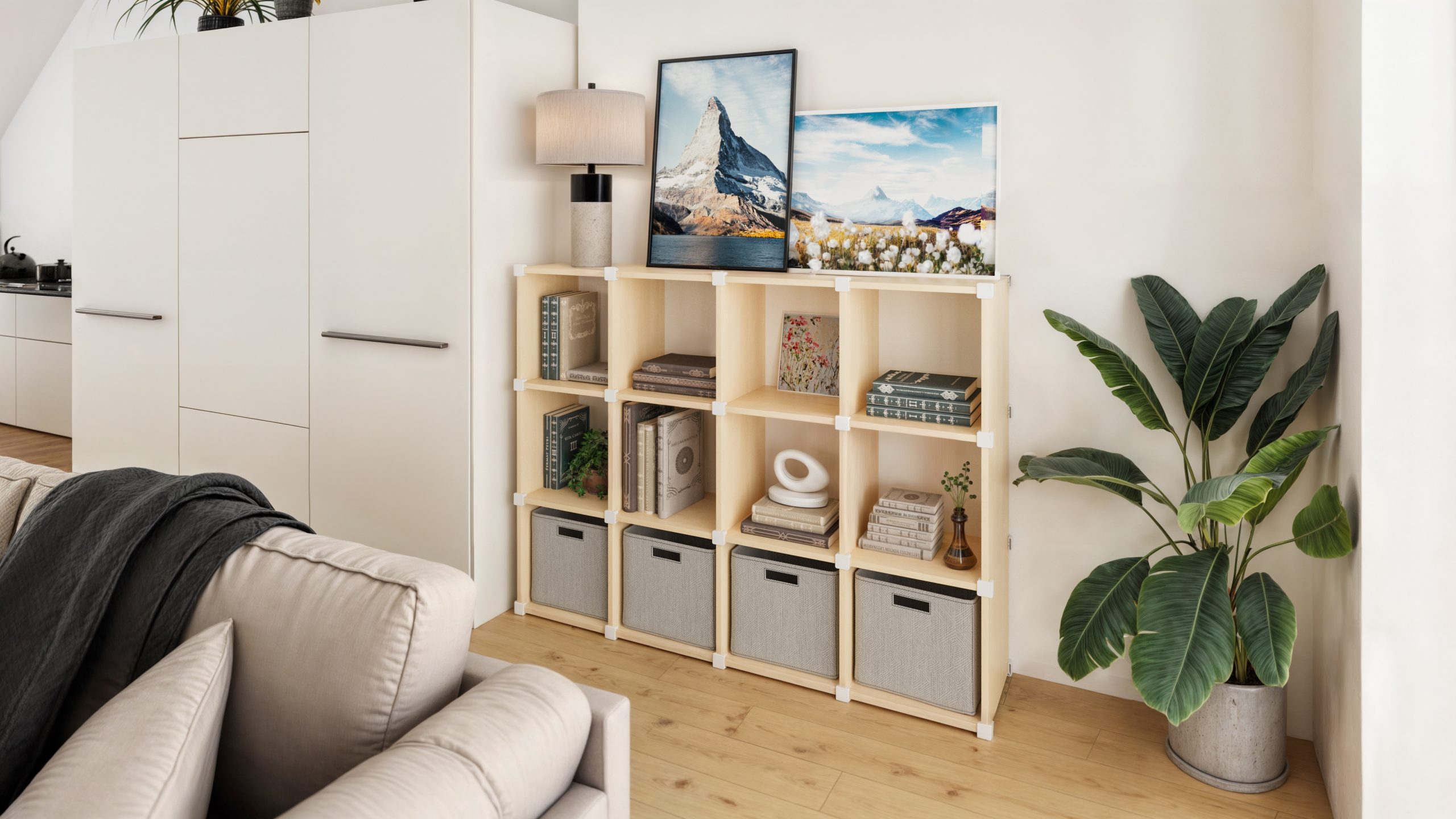 ukázka využíti plug modulární nábytek